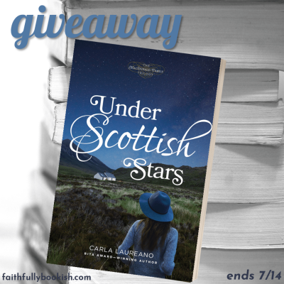 Under Scottish Stars giveaway on Faithfully Bookish