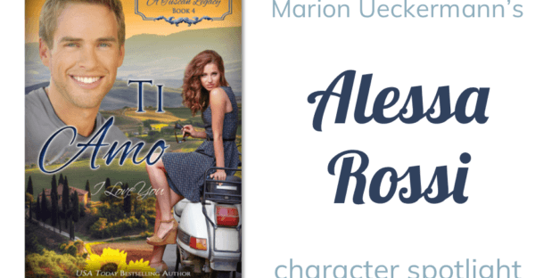Ti Amo with Marion Ueckermann's Alessa Rossi character spotlight + giveaway on Faithfully Bookish
